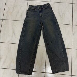 Gu Women's High Rise Jeans - Dark Blue